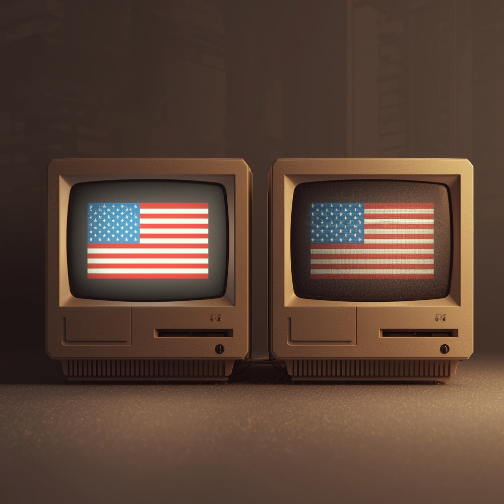 USYNC Retro Computer Logo